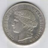 5.- SFr. 1908 - vorz&uuml;glich+